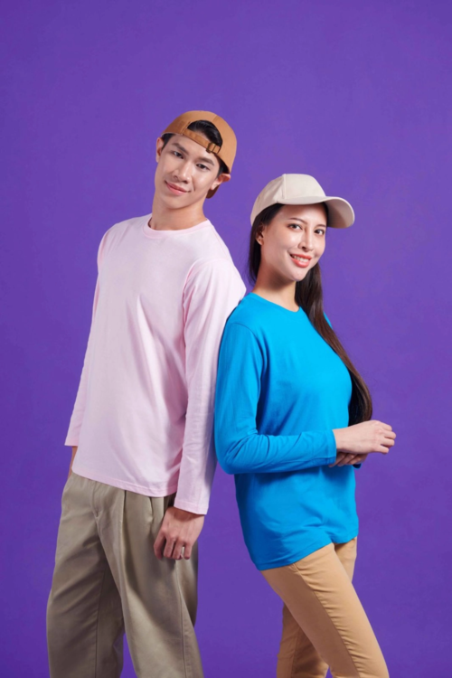 oren sport unisex comfy cotton long sleeve basic tee ct54 oren sport unisex comfy cotton long sleeve basic tee ct54