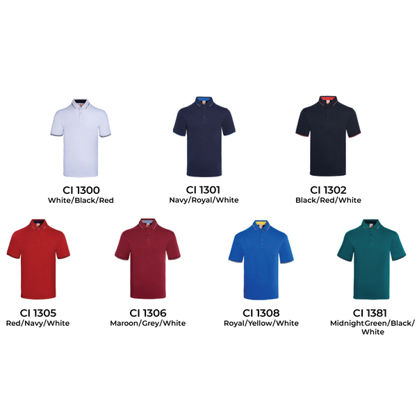 oren sport unisex cotton interlock polo tee white navy black red maroon royal midnight green ci13 oren sport unisex cotton interlock polo tee white navy black red maroon royal midnight green ci13