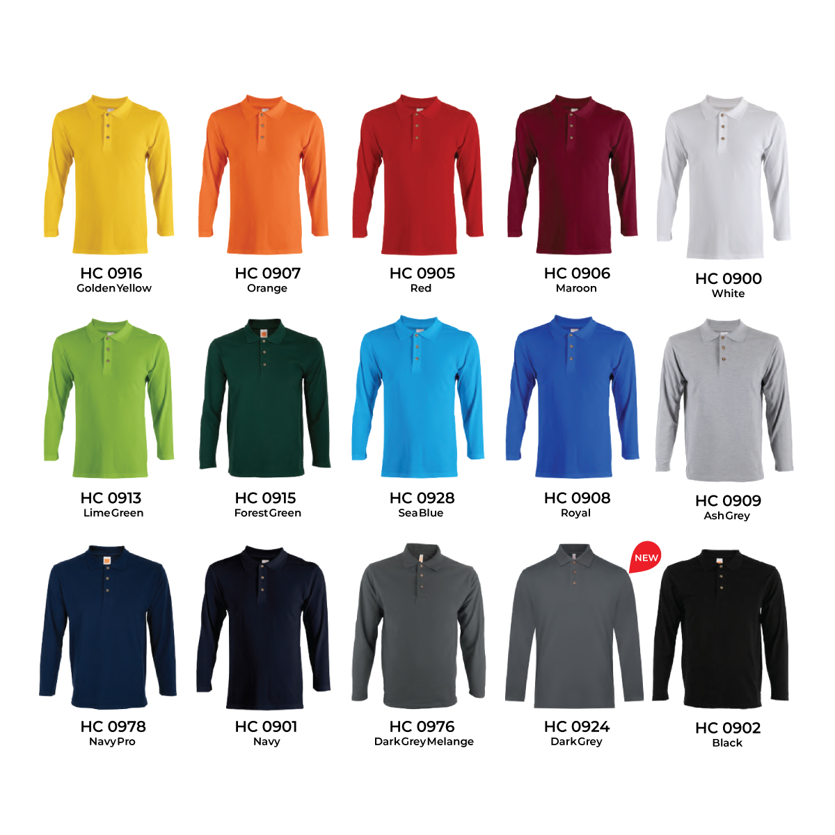 oren sport hc09 unisex cvc honeycomb long sleeve polo t shirt oren sport hc09 unisex cvc honeycomb long sleeve polo t shirt