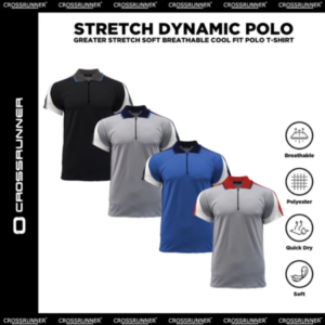 crossrunner quick drypolo dynamic t shirt unisex crp3200