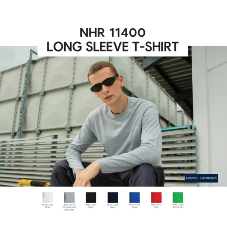 north harbour round neck long sleeve cotton t shirt nhr11400 north harbour round neck long sleeve cotton t shirt nhr11400