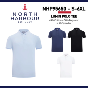 north harbour lumin plain polo tee baju berkolar collar shirt nhp95650