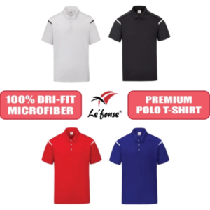 lefonse premium microfiber polo t shirt m4100