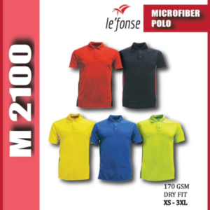 lefonse premium microfiber polo shirt m2100