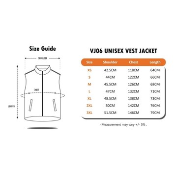 oren sport vj06 full zip sleeveless vest jacket unisex 125gsm polyester lightweight team jacket event jacket jaket oren sport vj06 full zip sleeveless vest jacket unisex 125gsm polyester lightweight team jacket event jacket jaket