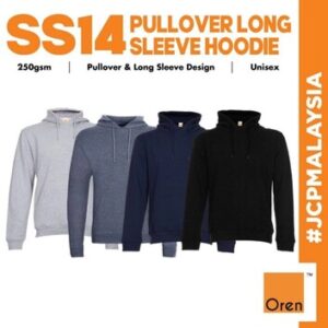 oren sport ss14 pullover hoodie unisex adult 250gsm cotton polyester hoodie no zip sweatshirt fleece hooded hoodie