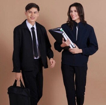 oren sport ej02 unisex executive jacket men's full zip collar corporate jacket men fashion sesuai office pakai oren sport ej02 unisex executive jacket men's full zip collar corporate jacket men fashion sesuai office pakai