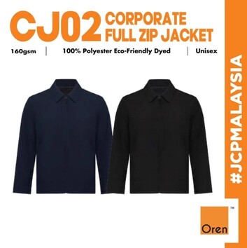 oren sport corporate full zip jacket cj02 unisex 160gsm polyester lightweight eco friendly dyed long sleeve jacket oren sport corporate full zip jacket cj02 unisex 160gsm polyester lightweight eco friendly dyed long sleeve jacket