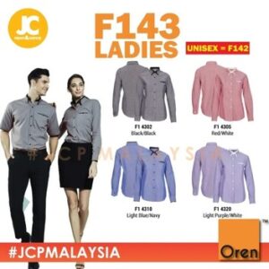 oren sport female ladies f143 corporate business long sleeve shirt