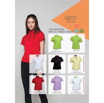 qd21 oren sport female mock neck zip jersey qd21 oren sport female mock neck zip jersey