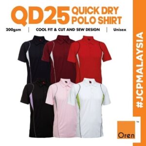 qd25 oren sport unisex cool fit polo