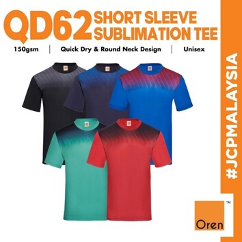 qd62 oren sport unisex dry fit polyester interlock t shirt baju lelaki qd62 oren sport unisex dry fit polyester interlock t shirt baju lelaki