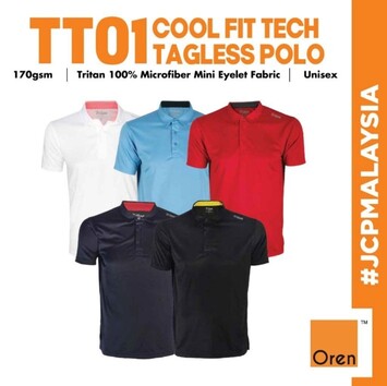 oren sport tt01 tagless microfiber smart casual polo t shirt unisex cool fit plain polo tee tshirt baju polo oren sport tt01 tagless microfiber smart casual polo t shirt unisex cool fit plain polo tee tshirt baju polo