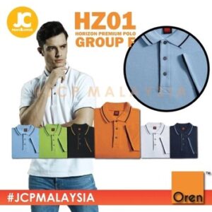 hz01 oren sport unisex horizon polo tee