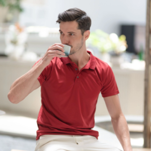 rightway qdp53 quick dry microfiber polo