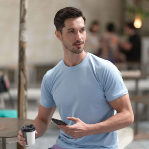 rightway qdr51 quick dry round neck microfiber t shirt