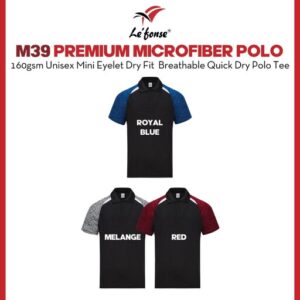lefonse premium dri fit microfiber polo t shirt unisex m3900