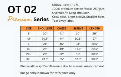 jcp x oren sport new premium oversized cotton t shirt unisex 260gsm thick quality drop shoulder plain oversize tee ot02 jcp x oren sport new premium oversized cotton t shirt unisex 260gsm thick quality drop shoulder plain oversize tee ot02