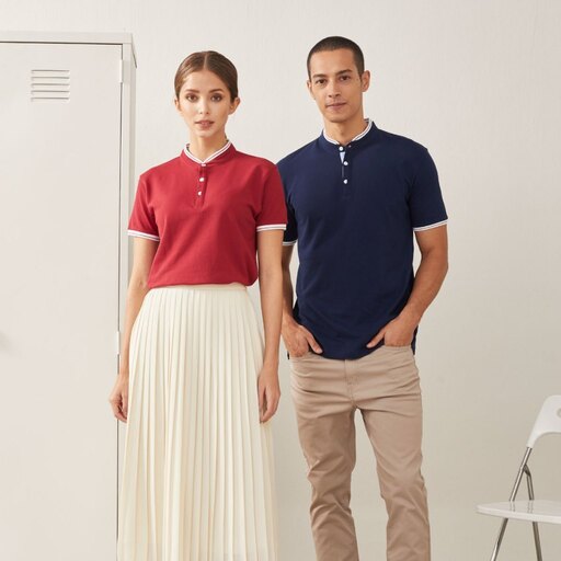lefonse unisex adult 210gsm thick quality breathable honeycomb polo split bottom tee l1500 lefonse unisex adult 210gsm thick quality breathable honeycomb polo split bottom tee l1500