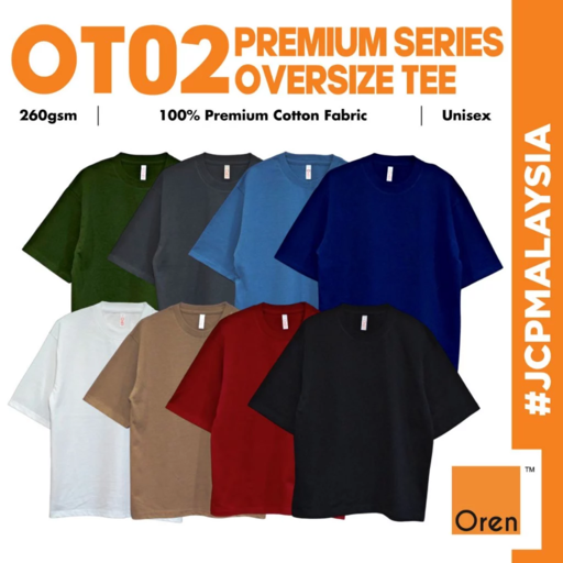 jcp x oren sport new premium oversized cotton t shirt unisex 260gsm thick quality drop shoulder plain oversize tee ot02 jcp x oren sport new premium oversized cotton t shirt unisex 260gsm thick quality drop shoulder plain oversize tee ot02