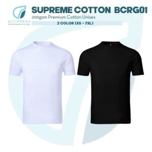 ultifresh plain premium polo t shirt tebal tshirt unisex bcrg01