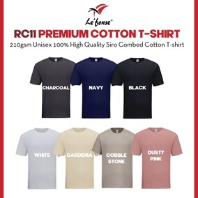 best soft combed 100% premium cotton t shirt rc11